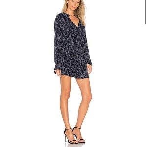 RAILS Juliette Dress in Navy Mini Hearts - SIZE S